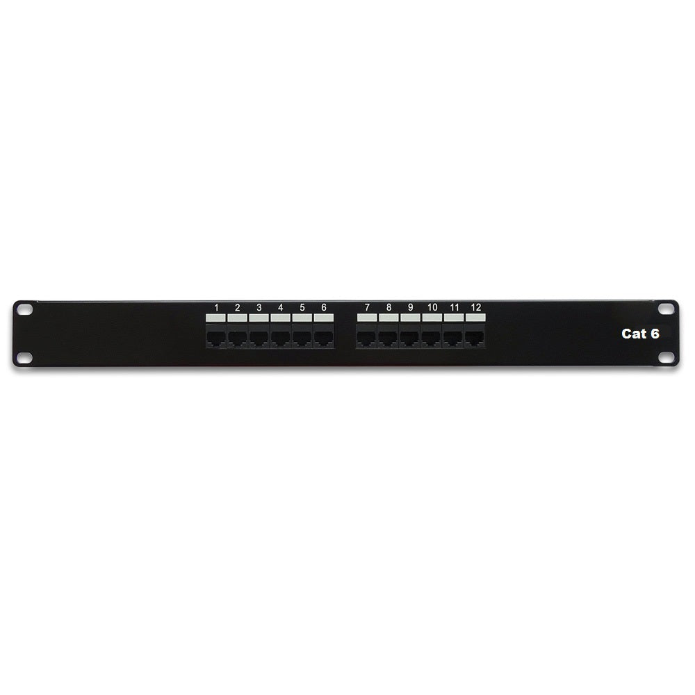 CAT6 110 Type Patch Panel 12Port Rackmount CAT6 110 Type Patch Panel 12Port Rackmount